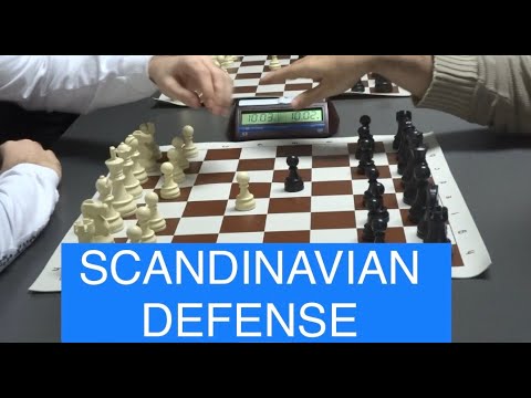 Scandinavian Defense/ S Salman vs T Moudallal/ MDSF Rapid Chess