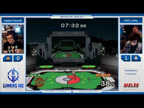 GHQ Weekly [1/1/17] - Captain Faceroll (Sheik) vs. GHQ | Jacky (Jigglypuff) - SSBM - Winners R3