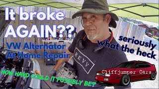 The Jetta Alternator Broke AGAIN.  WHY???