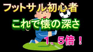 フットサル初心者に有効な懐を深くする筋トレメニュー
