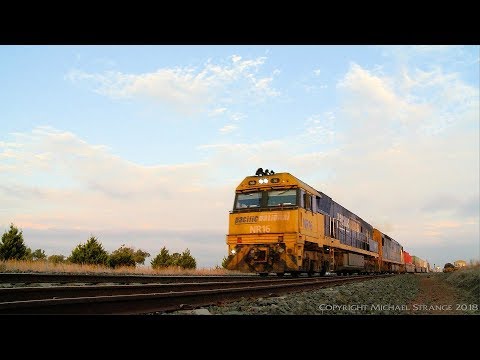 NR16 + AN6 on MA5 Container Train - PoathTV Australian Railways