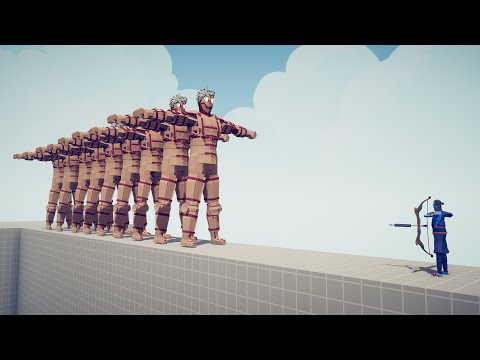 10x ARMORED TITANS vs EVERY GOD - Totally Accurate Battle Simulator