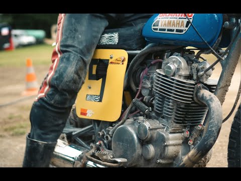 Flat Track mit KEDO und Yamaha SR500