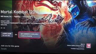 How to get mortal kombat 2011 (9) on Xbox one