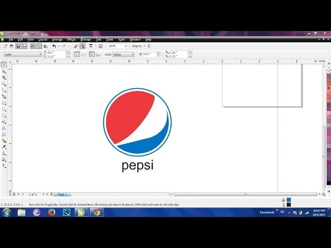 How to Make Pepsi Logo in Corel Draw