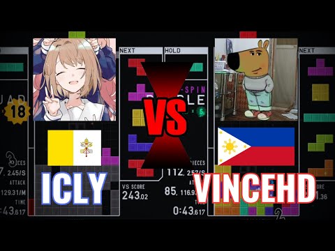 TETR.IO Tetra League (Season 2) ICLY (Diao) vs VINCEHD