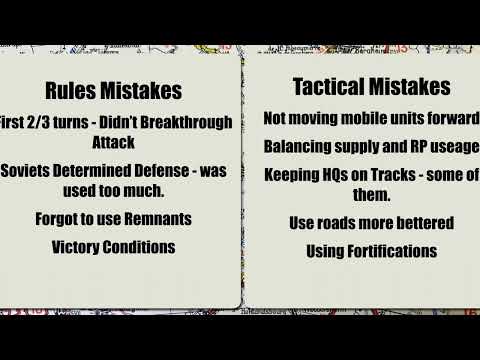 Strategy and Rules Mistakes