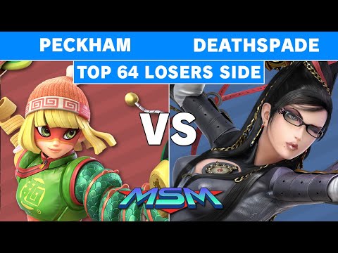 MSM Online 29 - Peckham (Minmin) Vs. RP | Deathspade (Bayonetta) Top 64 Losers Side - Smash Ultimate