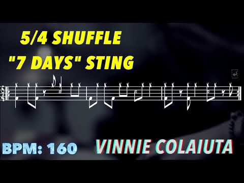 5/4 Shuffle / 7 Days by Sting Groove (Vinnie Colaiuta)