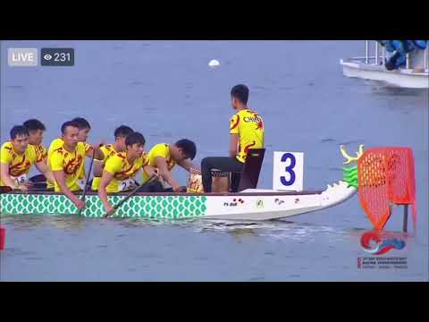 200m Final - Canadian Premier Open National Dragon Boat Team in the 14th IDBF World Championships