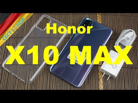 XXL Smartphone HONOR X10 MAX Unboxing & Hands-On | CECT-Shop.com [Deutsch]