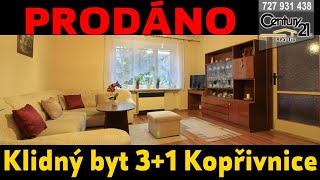 Zděný byt 3+1 DV 74 m2 Kopřivnice - PRODÁNO