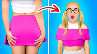 😍 DIY YOUR OWN STYLISH CLOTHES 💝 Cool Fashion Hacks And Smart Fix Ideas by 123 GO! TRENDS