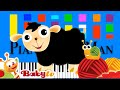 Bee Bee Ovejita Negra BabyTV Slow EASY Medium 4K Piano Tutorial