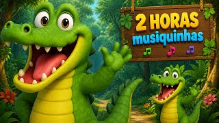 COLETÂNEA INFANTIL 🎶 2 HORAS DE MÚSICAS PARA CRIANÇAS 🎶 MUNDO MUSICAL DA ELLY 