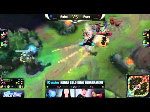 Korea Solo King Day 2 Pure v Reim Girl  Game 2