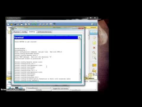 Lab 11.5.1 Basic Cisco Device Configuration