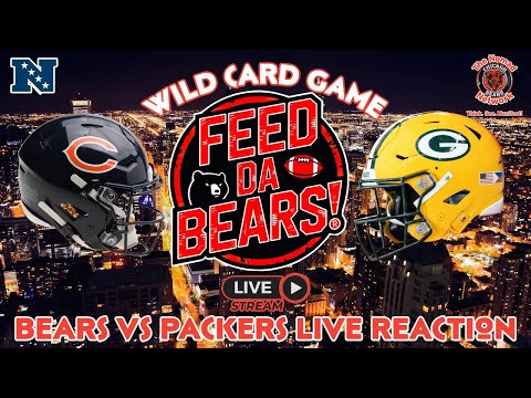 Bears vs Packers NFC Wildcard Game (Live Reaction)
