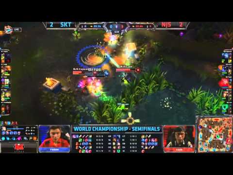 Crazy Faker Play on Orianna [SKT vs NJS]