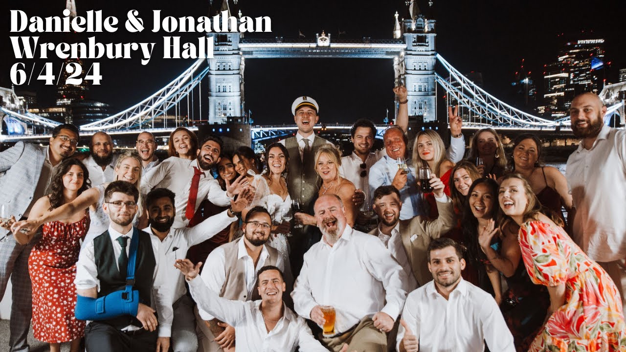 London Party Boats wedding photography and film