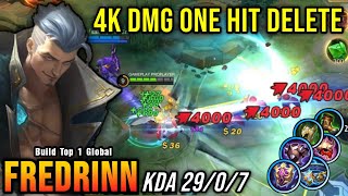 Download lagu 29 Kills!! 4K Damage Fredrinn Full Def Build (ONE HIT DELETE) - Build Top 1 Global Fredrinn ~ MLBB mp3