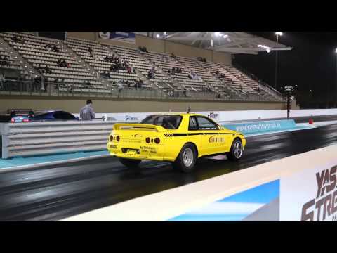 Old School Nissan Skyline Drag Racing