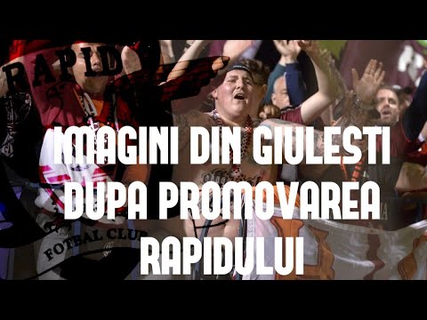 RAPID IN LIGA 1! Imagini din Giulesti, dupa promovarea Rapidului! Fanii au venit, nu și jucatorii