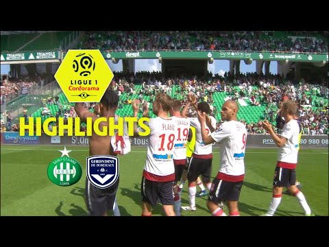 AS Saint-Etienne - Girondins de Bordeaux ( 1-3 ) - Highlights - (ASSE - GdB) / 2017-18