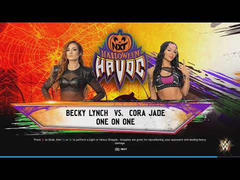 BECKY LYNCH vs CORA JADE - WWE2K24