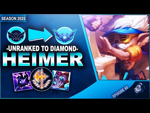 THE BEST RANGE TOP LANER? HEIMER OR GNAR? - Unranked to Diamond | League of Legends