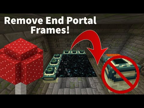 How to BREAK the END PORTAL Frame in Minecraft 1.18