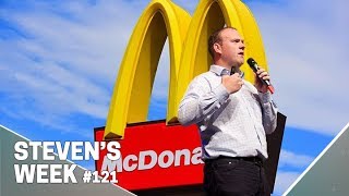 Steven's week 121: News about McDonalds, Apple and the success of cash-free stores in the US