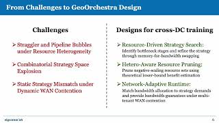 SIGCOMM'26: Orchestrating Heterogeneous Geo-Distributed Training with Network-Aware Scheduling