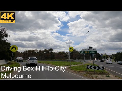 Driving Box Hill To City | Melbourne Australia | 4K UHD