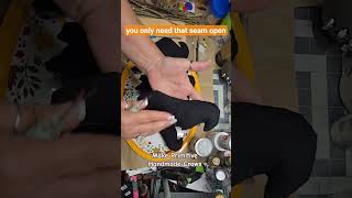 Primitive Fabric Crows How to Make #shorts  #falldiys #primitivecrafts