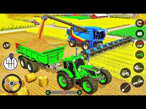 New Tractor Games 2025 - Modern Farm Tractor Driving Games - Farming Tractor 3D - Android Gameplay