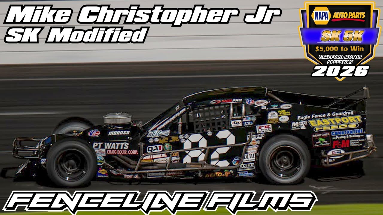 Mike Christopher Jr SK Modified at Stafford Speedway