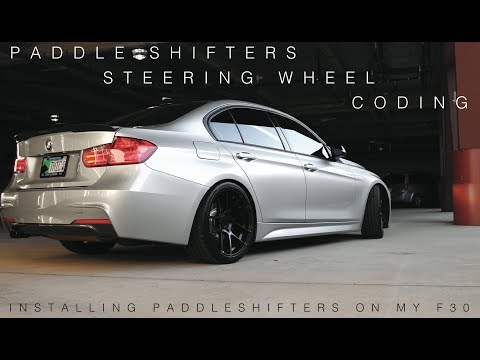 BMW F30 PADDLE SHITERS RETROFIT INSTALL TUTORIAL