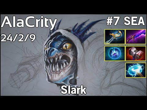 AlaCrity  Slark - Dota 2  7.18