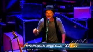 Las Noticias - Transmitirán por internet concierto en vivo de Ricardo Arjona