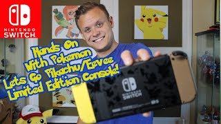 EXCLUSIVE! Hands-On First Look at the Limited Edition Pokemon Nintendo Switch!