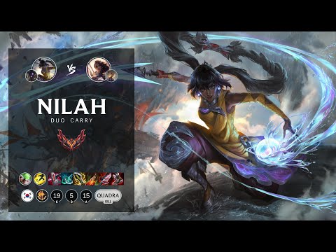 Nilah ADC vs Samira - KR Grandmaster Patch 12.20