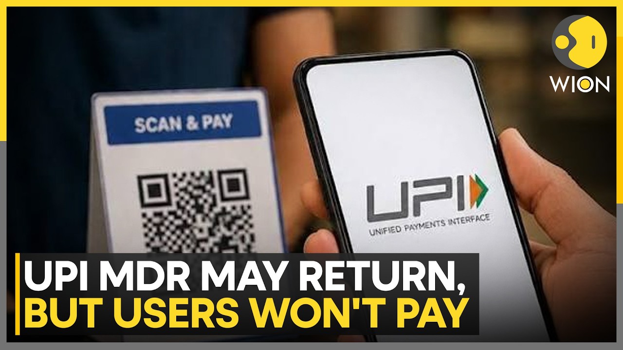 Government Clears Air On Proposed UPI Merchant Fee; Says Any Future MDR will Be Nominal | WION