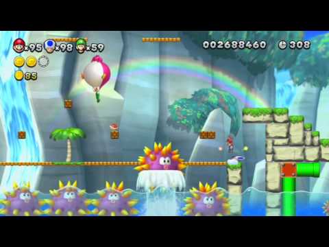 New Super Mario Bros U. - Sparkling Waters (Section B)