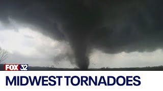 Dozens of tornadoes sweep across Midwest