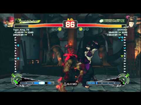 Tiger_King_78 [Evil Ryu] Vs SIOKiller [Juri] SSF4 AE Online Ranked Matches - PSN