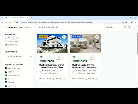 Website Sàn Giao Dịch Bất Động Sản - EstateElite