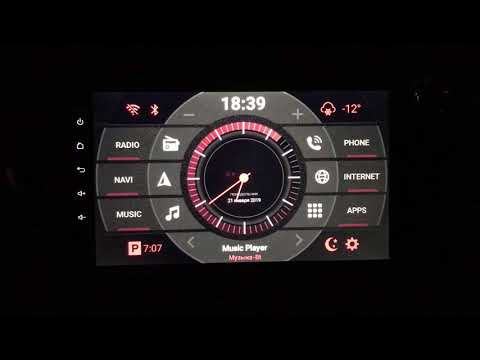 Car Launcher AGAMA на ГУ TEYES в KIA RIO 3