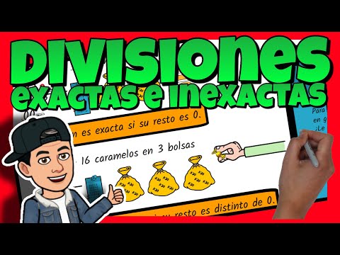 🔴 DIVISIÓN EXACTA e INEXACTA para NIÑOS