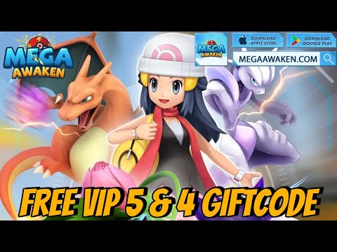 MEGA AWAKEN GAMEPLAY - Game POKEMON 3D FREE VIP5 & ALL GIFTCODE